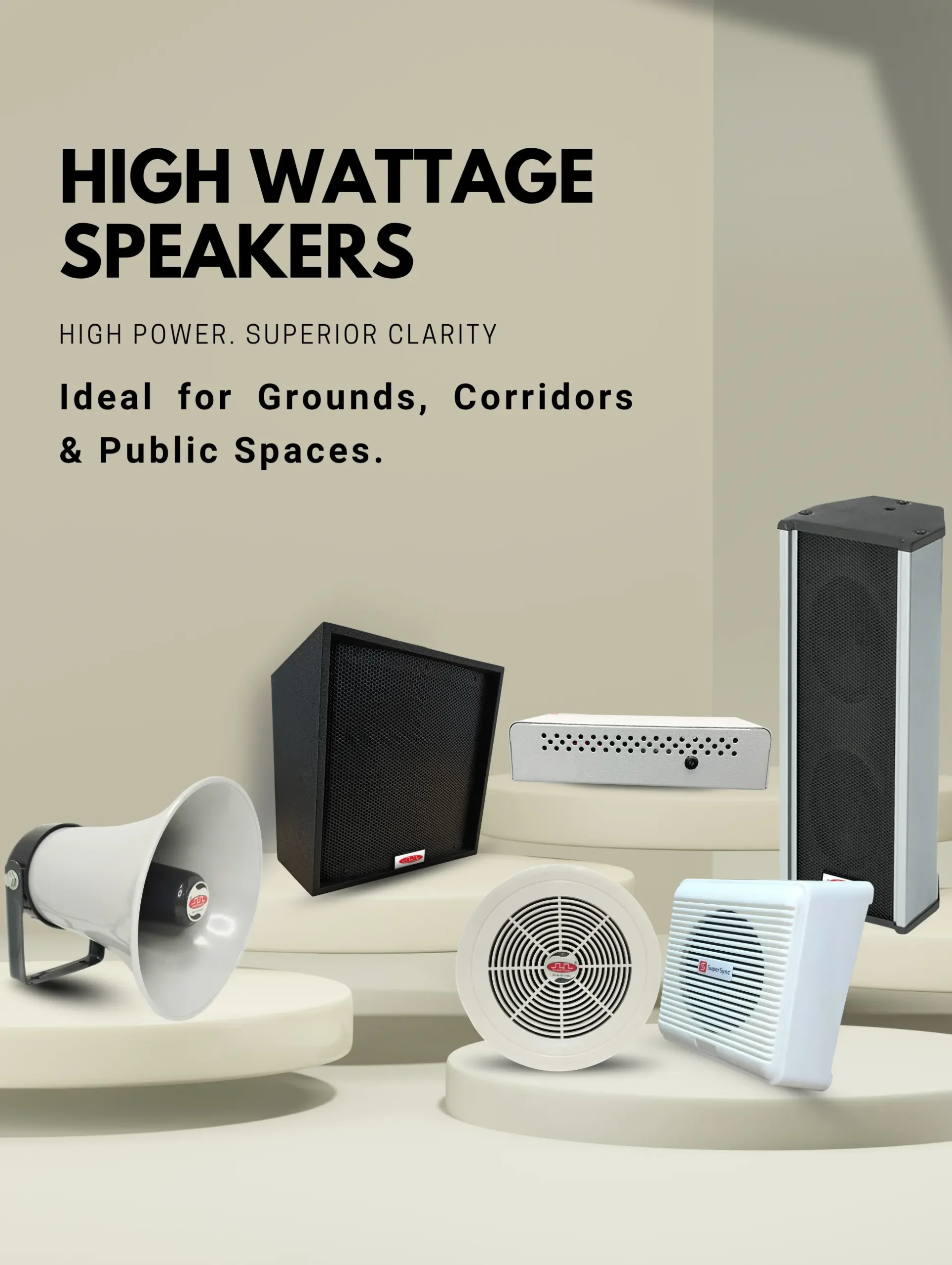 classroom speaker with superior sound quality